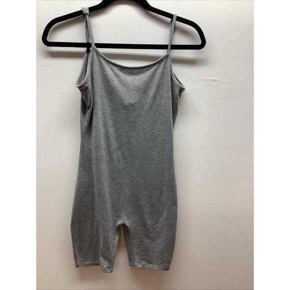 Absolutely It Size Medium Sleeveless Grey Romper. Preloved - Picture 1 of 3